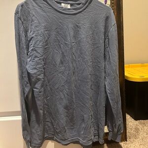 Comfort Colors Adult Long Sleeve Tee - Medium - Blue